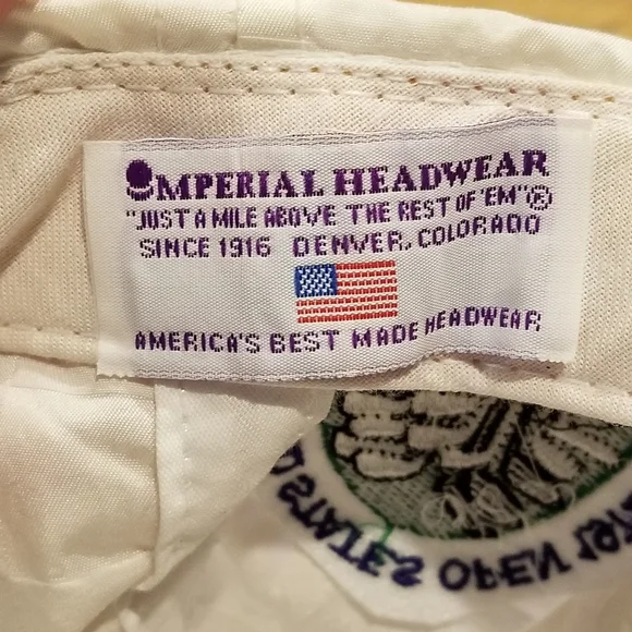 Vintage Pebble Beach US Open 1992 82 Hat Imperial Rope Nylon PGA Golf Made USA